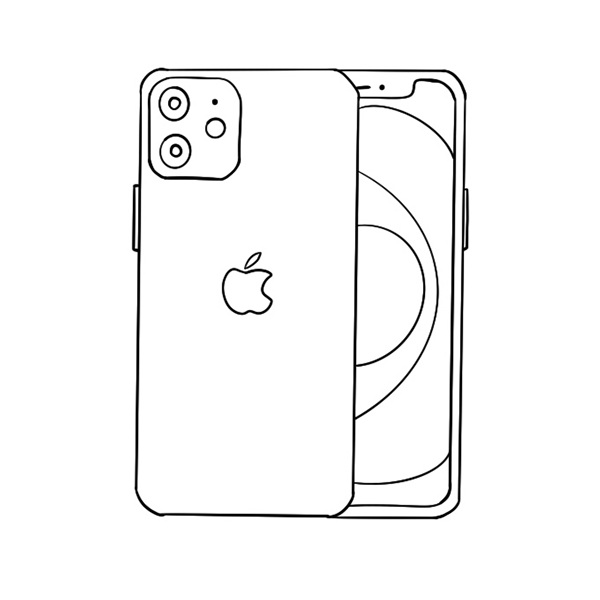 Iphone 12 Coloring Pages