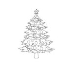 Christmas Tree Coloring Page – Christmas Coloring Book