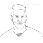 Lionel Messi Coloring Page – Leo Messi Art