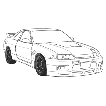 Nissan Skyline Coloring Book