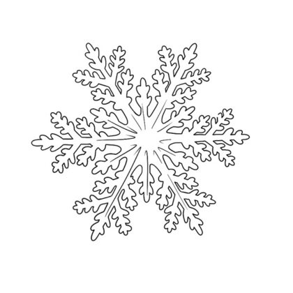 Snowflake Coloring Book