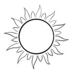 Sun Coloring Page – Sun Drawing