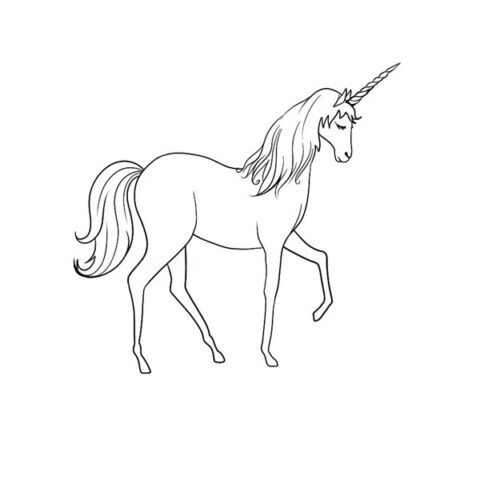 unicorn coloring page Archives - Coloring Books