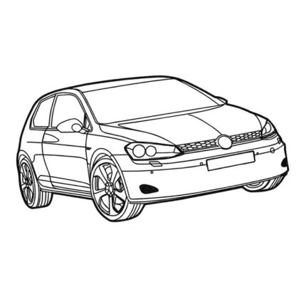 Volkswagen-Golf-coloring-page-