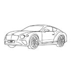 Bentley Continental Coloring Page