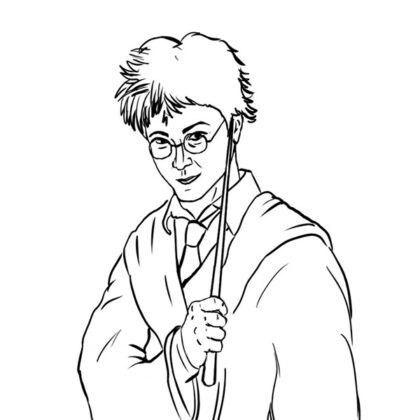 harry potter coloring book - harry potter coloring books