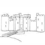 Castle Coloring Page – Fortress