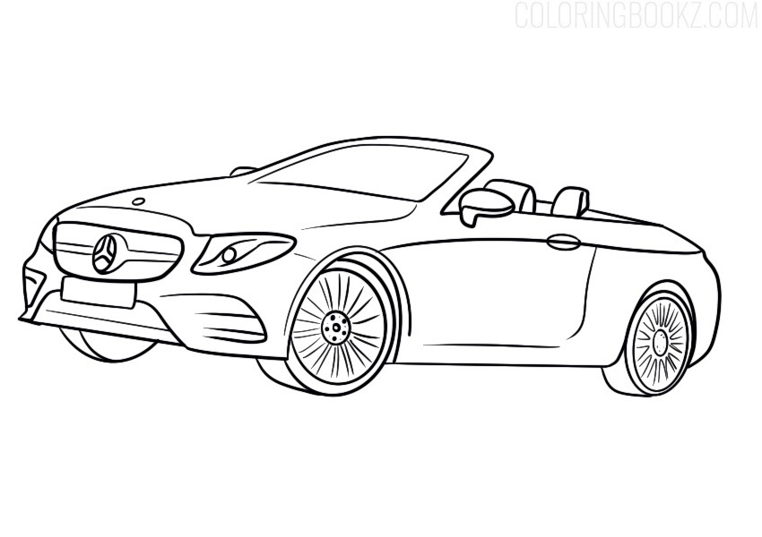 Convertible Coloring Page