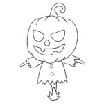Halloween Coloring Page For Kids