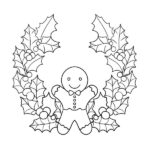 Christmas Cookie Coloring Page
