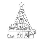 Free Printable Christmas Tree Coloring Page