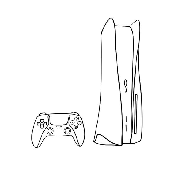 PlayStation Logo Coloring Pages