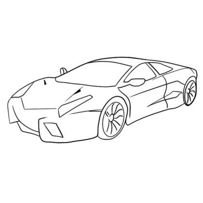 Lamborghini Reventon Coloring Book