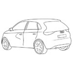 Audi A2 Coloring Page