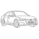 Coloring Page Audi A6