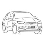 Audi Q5 Coloring Page