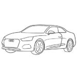 Coloring Page Audi A5