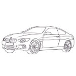 BMW 4 Coloring Page