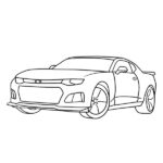 Chevrolet Camaro Coloring Page PDF