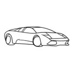 Lamborghini Murcielago Coloring Page